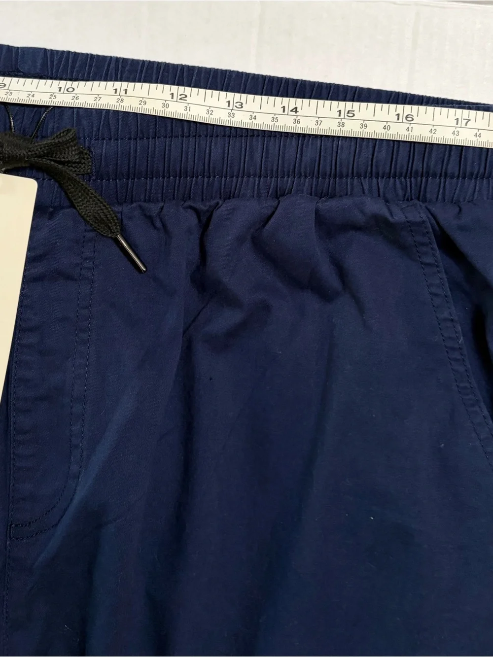 NWT JMIERR Men's Casual Drawstring Joggers Navy Blue Twill Pants‎ Size 2XL